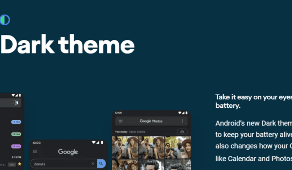 Android 10's Dark Theme