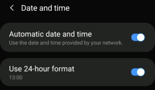 Change the Date and Time of your Device