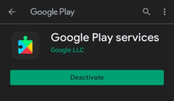 Update the Google Services and Play Store