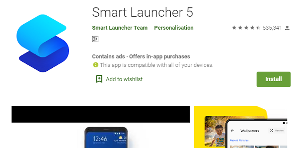 The Smart Launcher 5 app