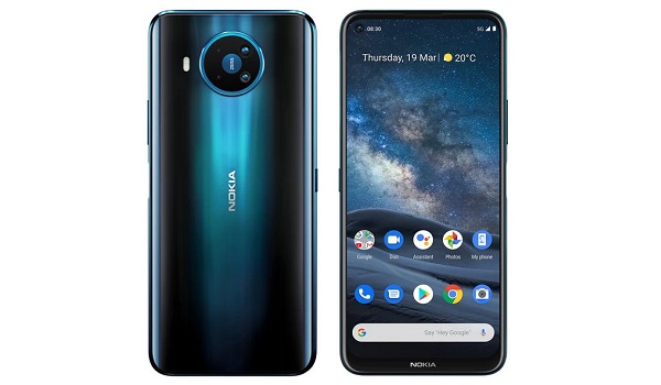 Nokia 8.3 5G front and back