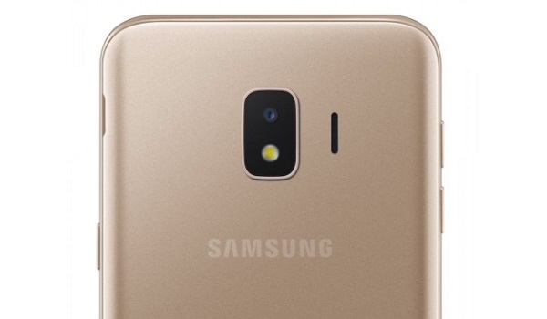 Samsung Galaxy J2 Core 2020 gold rear camera
