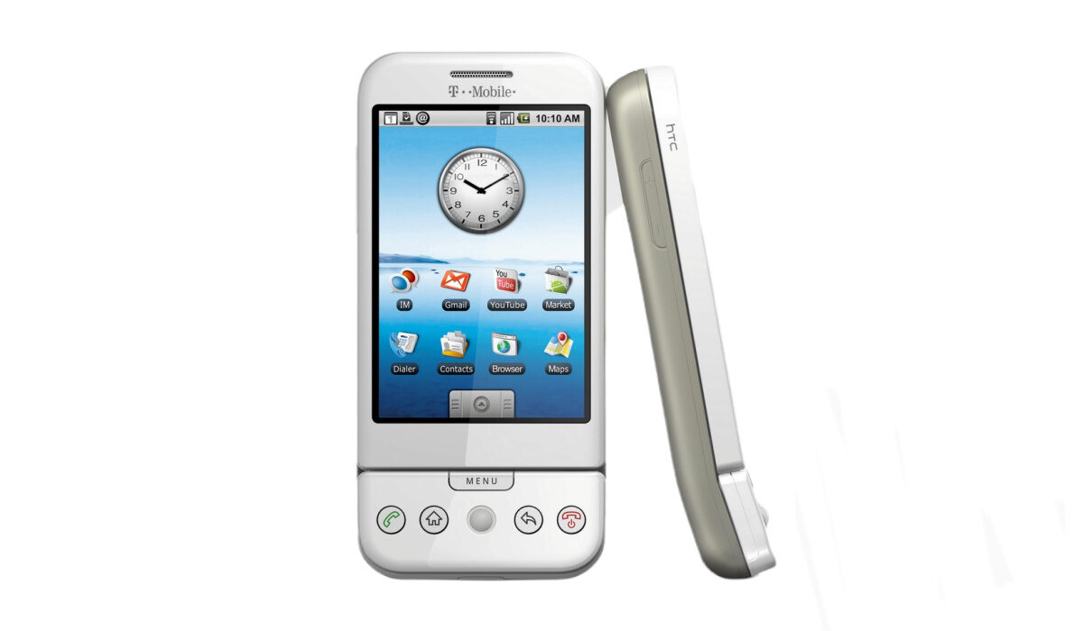 HTC Dream aka T-Mobile G1 was the first Android phone