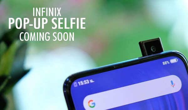 first infinix smartphone with a pop-up camera