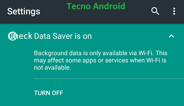 The Data Saver Option