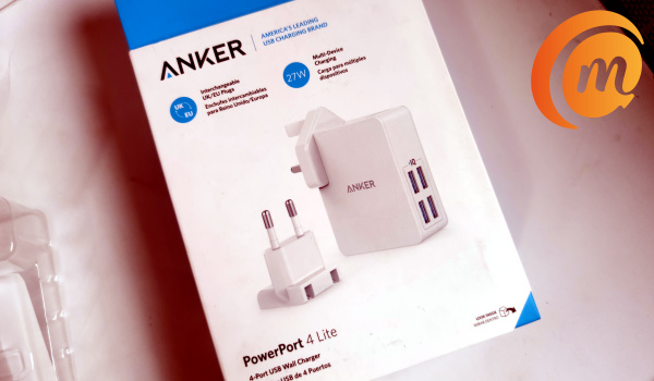 Anker PowerPort 4 Lite 4-port usb wall charger