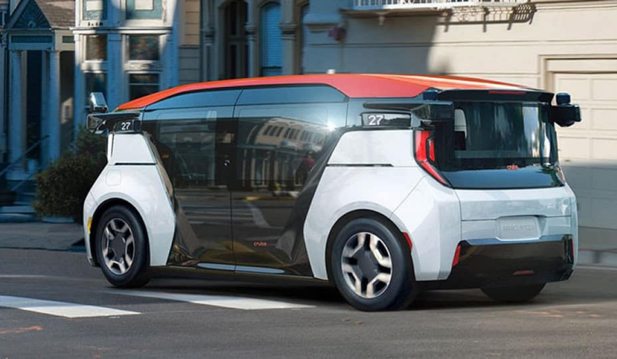 GM Cruise Origin autonomous electric vehicle