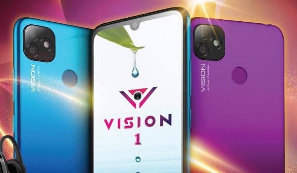 itel vision one with iphone 11 style camera bump