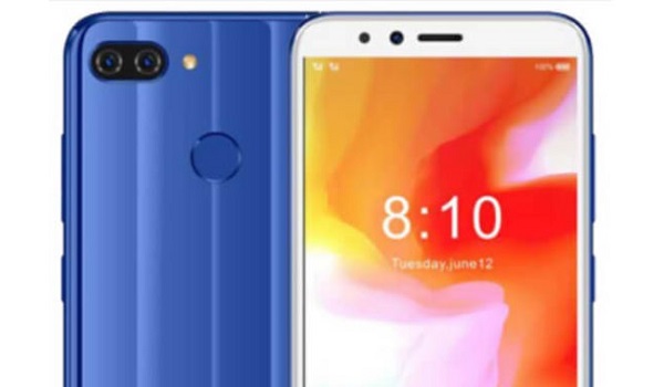 Gionee F6 Pro top blue