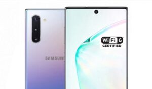 Samsung note 10 is one of the first wifi 6 phones