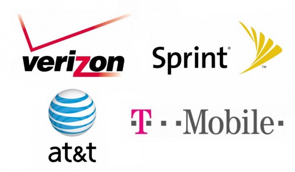 USA phone numbers and cell phone carriers - four national Mobile Carriers Verizon att sprint tmobile
