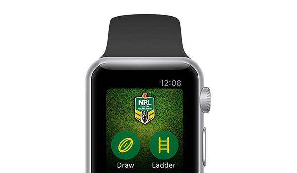 NRL official app on Apple Watch