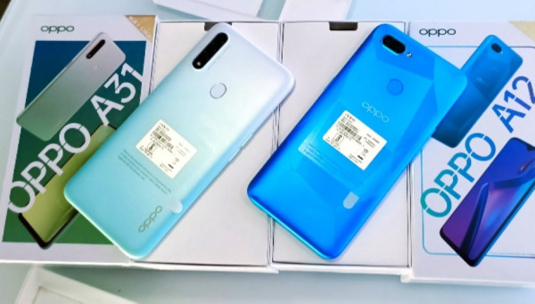 oppo a31 and a12 with boxes