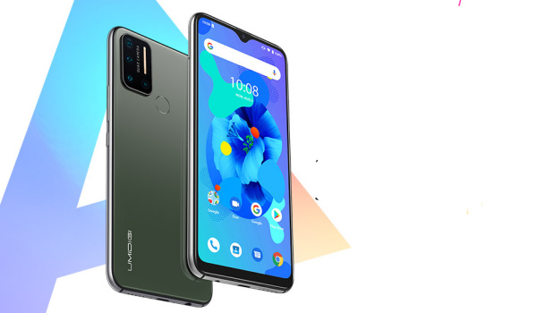 umidigi A7 front and back
