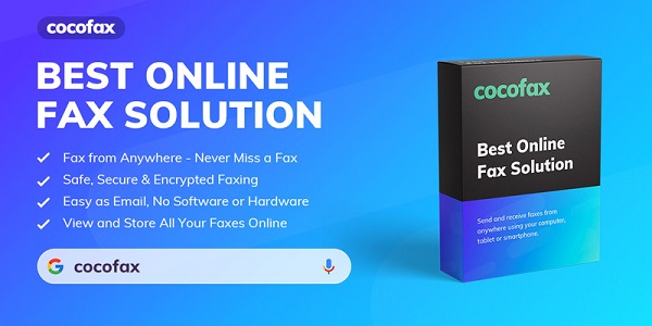 cocofax ad best online fax solution