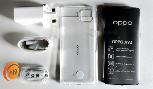 oppo a93 in the box