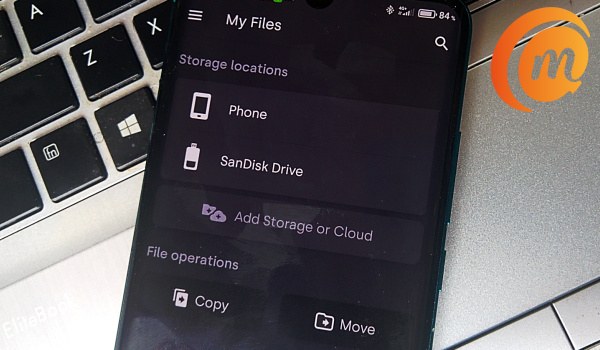 SanDisk Ultra dual flash drive review app on Android phone