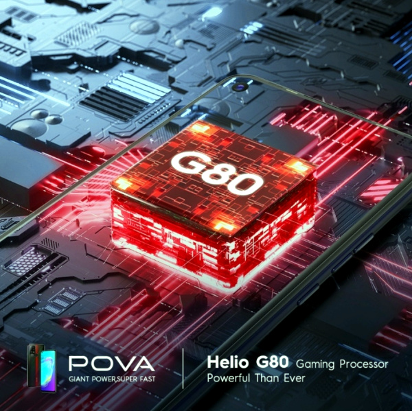 TECNO POVA Helio G80 chipset