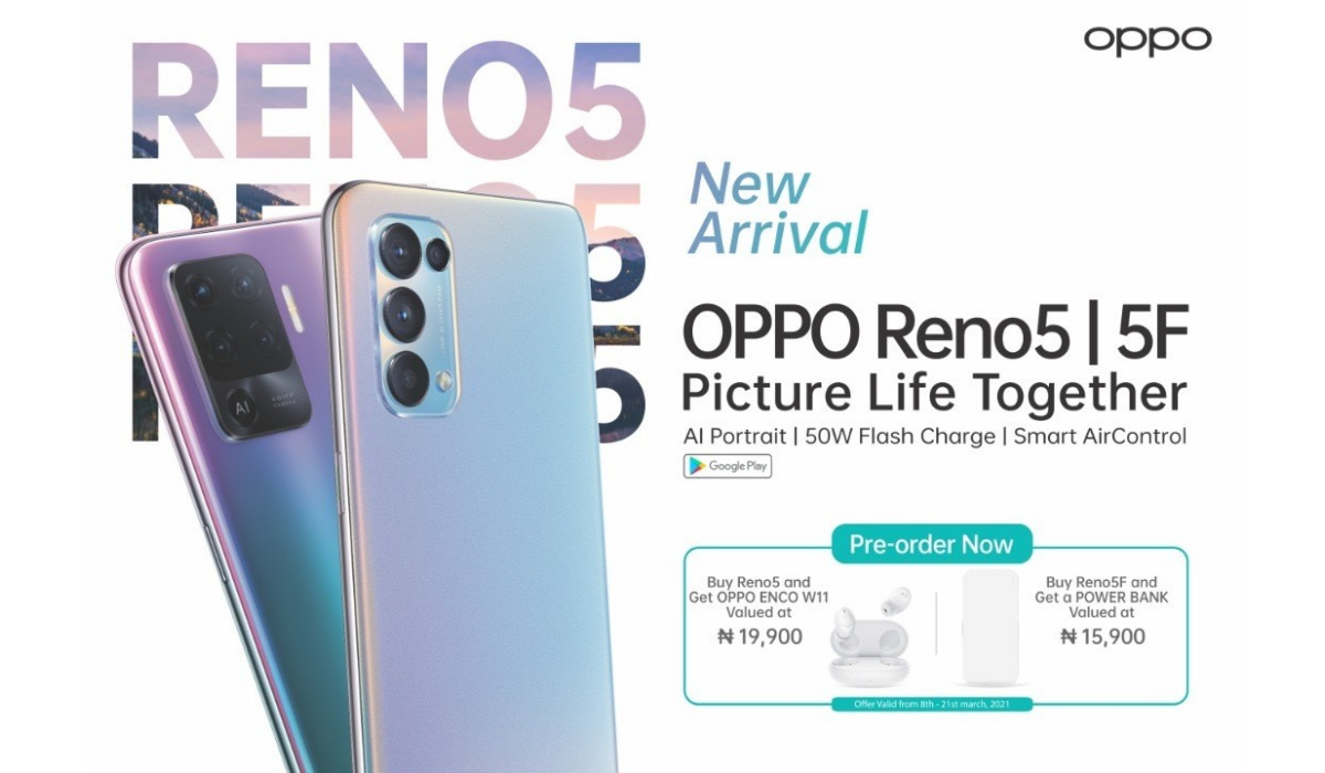 OPPO Reno 5 - 5 F - Picture Life Together new arrival pre-order