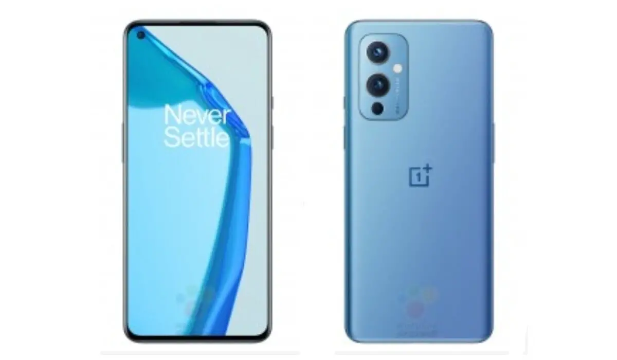 OnePlus 9 front back