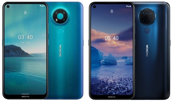 Nokia 3.4 vs Nokia 5.4 front