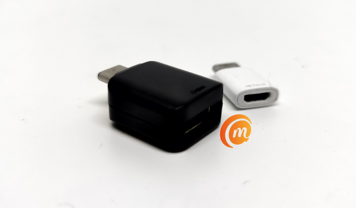 micro USB-C adaptor and USB adapter