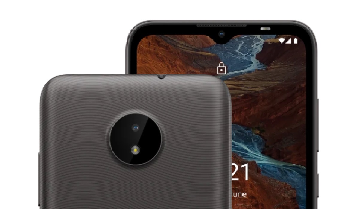 Nokia C10 front and back cameras