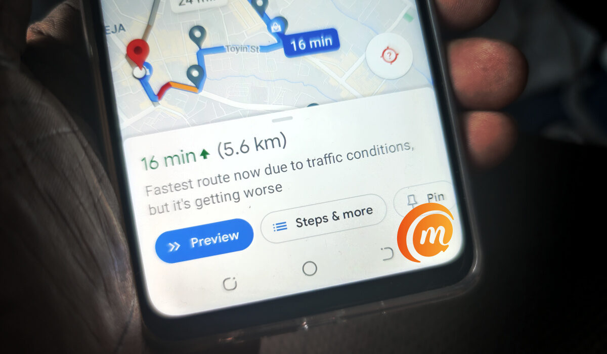 Using navigation apps to find the fastest route to work 