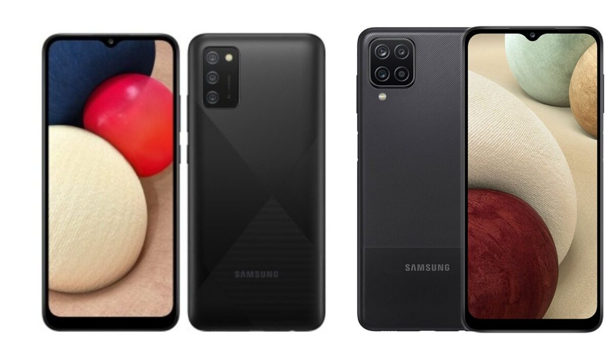 Samsung Galaxy A12 and Samsung Galaxy A02s