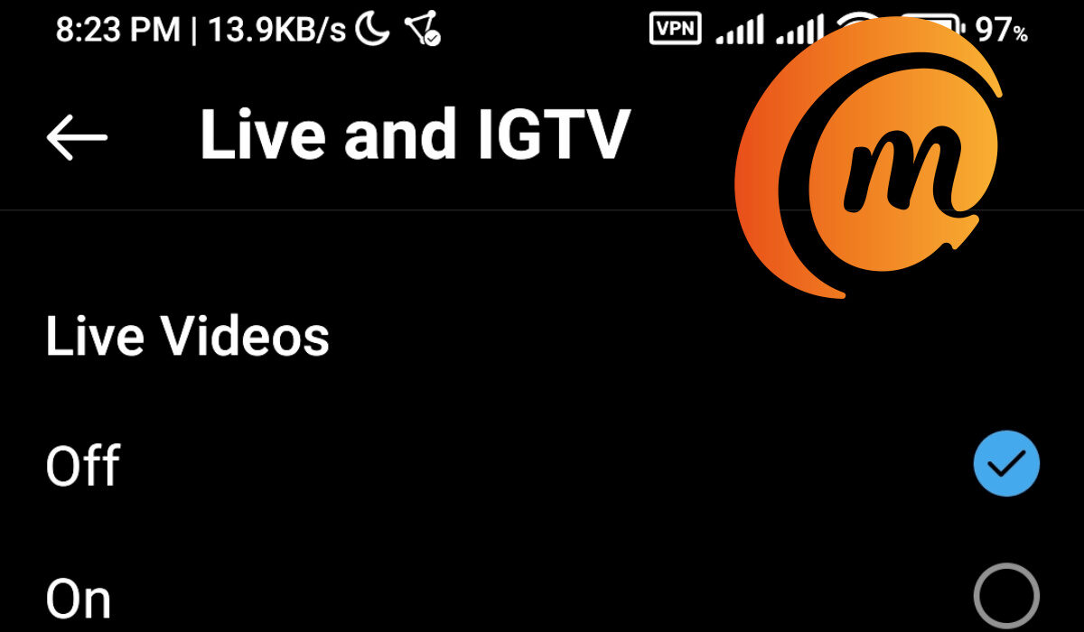 how to turn off IGTV notifications in Instagram app