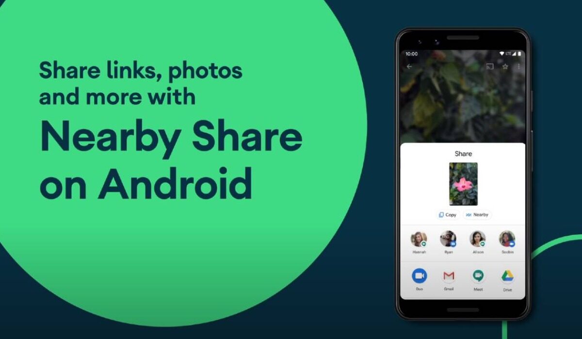 Nearby Share on Android - transfer links, photos and more