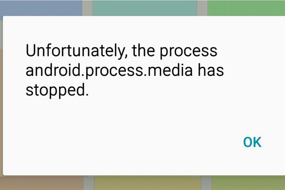 How to fix “Android.process.media has stopped” on your Android device