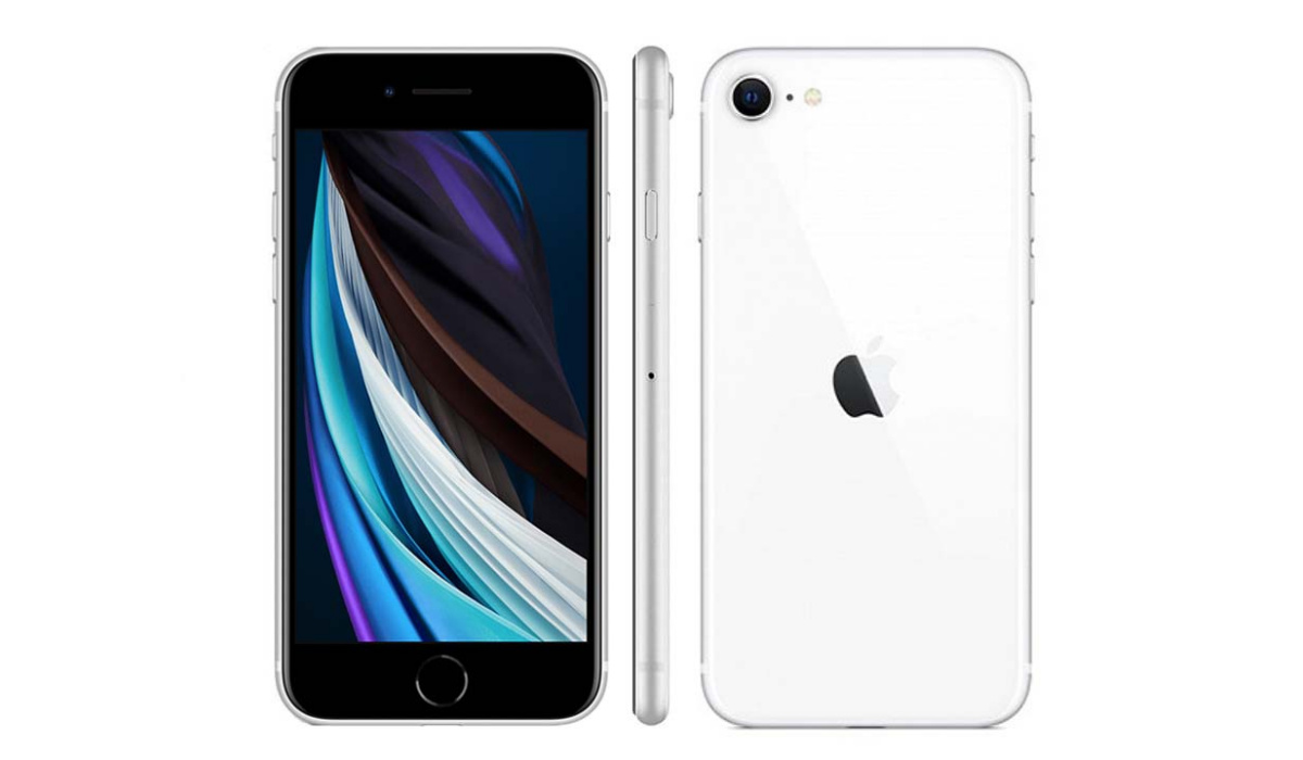 apple iphone se design white