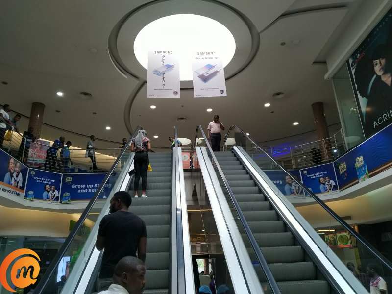 Ikeja city mall escalator shot with Nokia 6.2