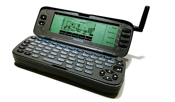 The first mobile phone with Internet access