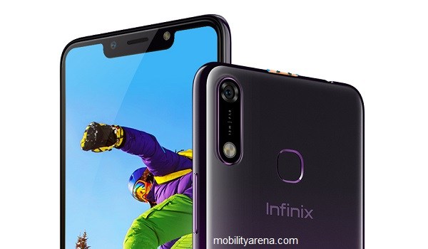 infinx Hot 7 smartphone back
