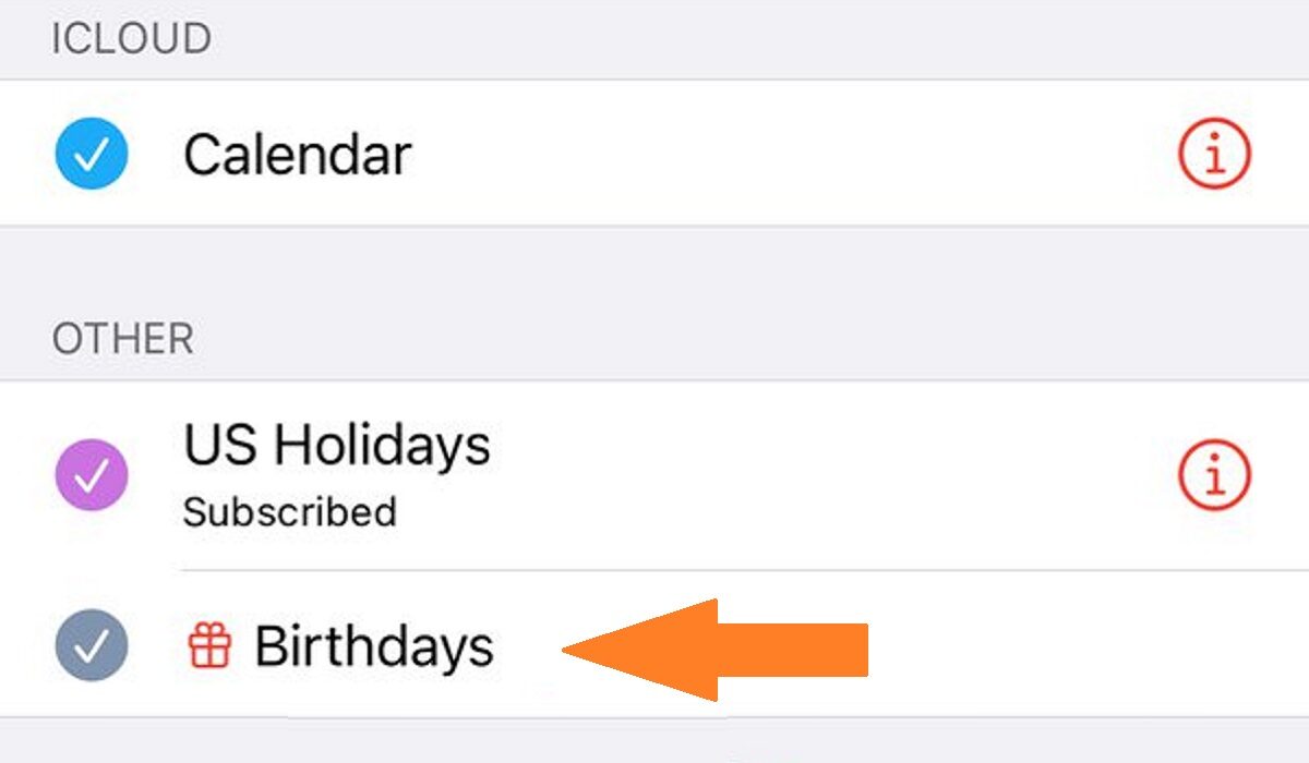 How to set birthday reminders on an iPhone with iCloud 