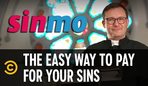 Introducing Sinmo app. What if there was an app that lets you pay the wages of sin in cash so you can freely sin more?