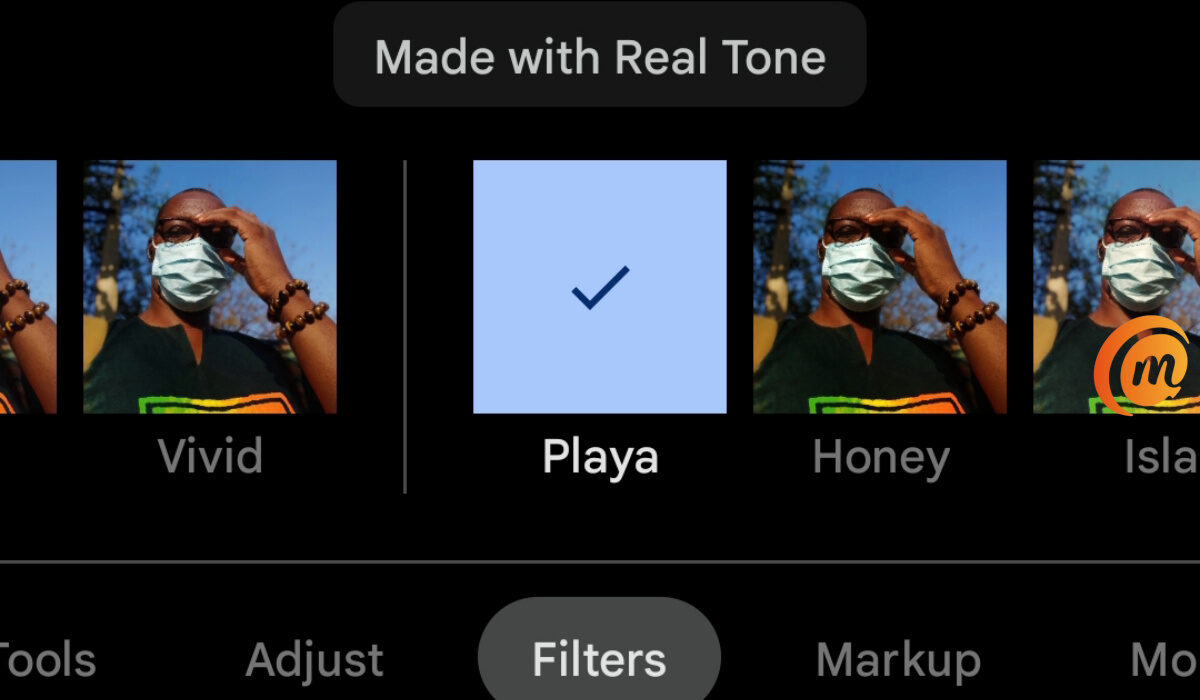 Google Photos new Real Tone filters 