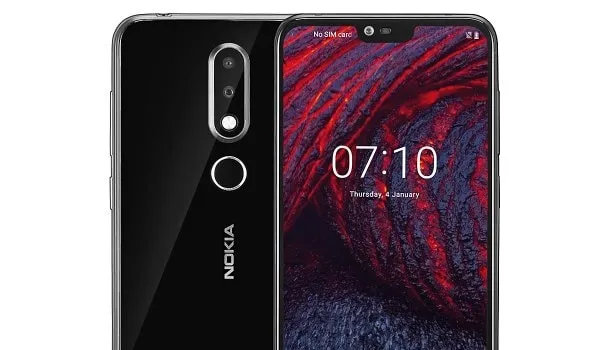 Nokia 6.1 Plus - Nokia X6 top