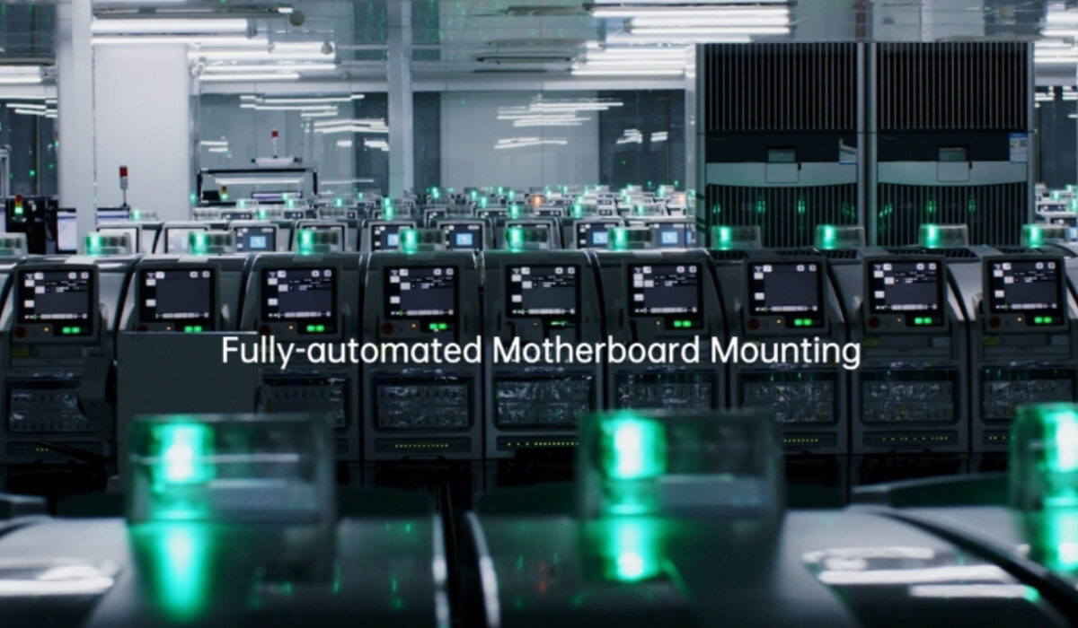 Oppo Reno 7 fully automated motherboard mounting 