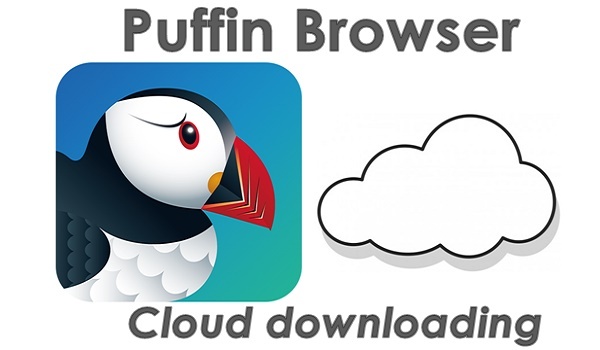 Puffin Browser - cloud downloading