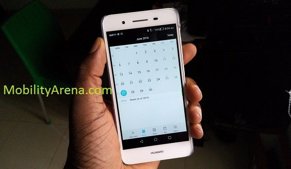 Huawei GR3 review - Calendar app