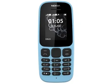 New Nokia 105 2017 color-blue