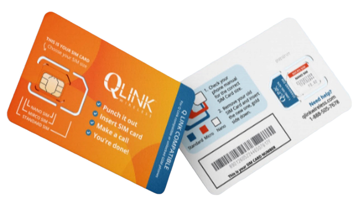 QLink Wireless Phone Service cards