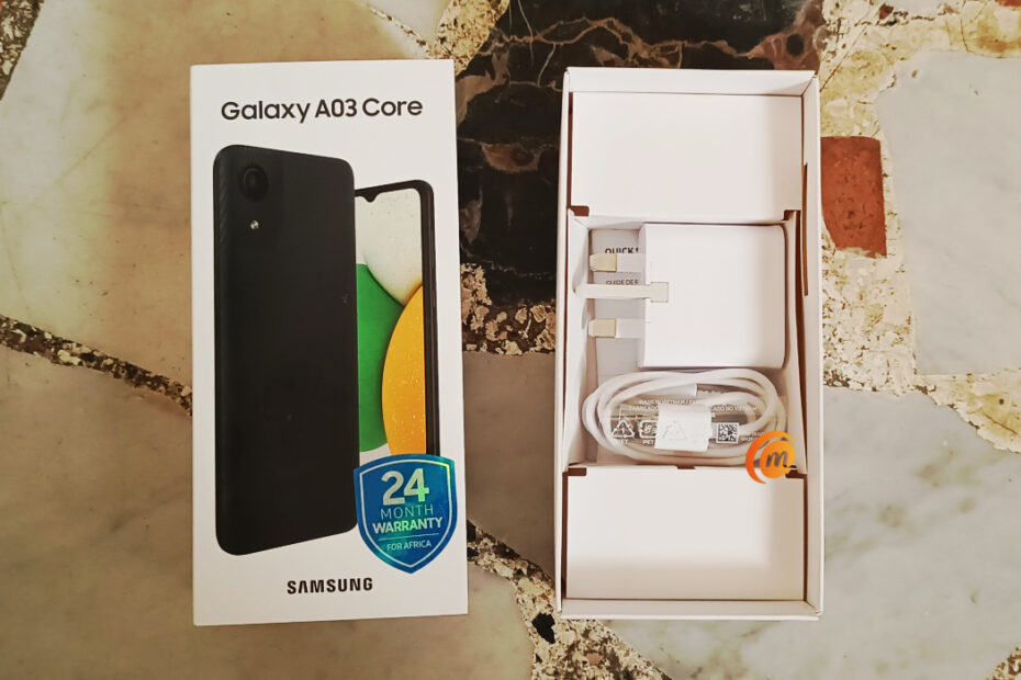 Samsung Galaxy A03 Core unboxing