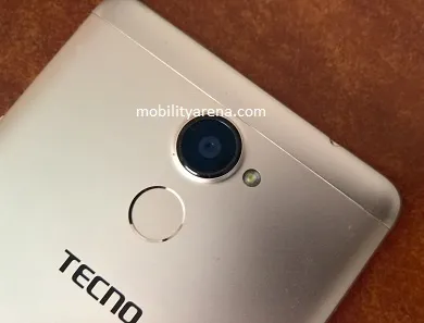 TECNO L9 Plus rear camera fingerprint scanner
