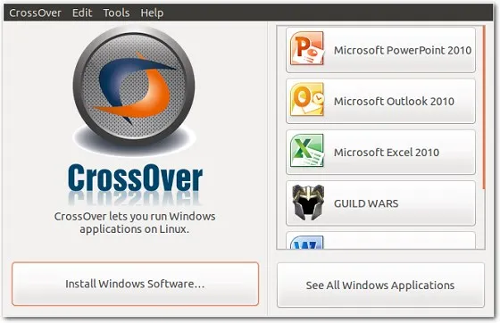 CrossOver app