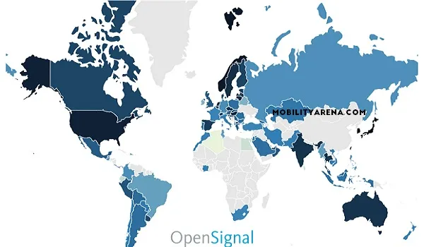 opensignal 4g lte map february 2018