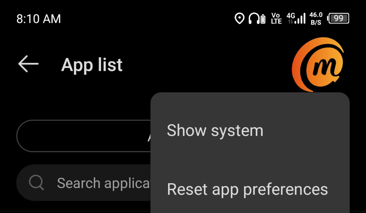 Reset app preferences to fix Android app not installed on your device